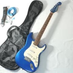 Photogenic エレキギター ケース付 マッチングヘッド ブルー Photogenic エレキギター ケース付 マッチングヘッド ブルー - メルカリ