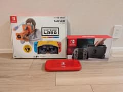[중고] Nintendo Switch + VR 키트 (잠깐 버전) + 파우치