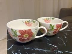 花柄陶器カップ2個セット LAURA ASHLEY HOMEのサムネイル