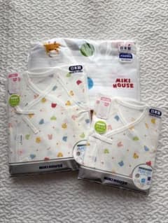 MIKI HOUSE コンビ肌着　短肌着50〜60 バスタオル　セットのサムネイル
