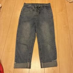 ハイウエスト ロールアップ デニムパンツのサムネイル