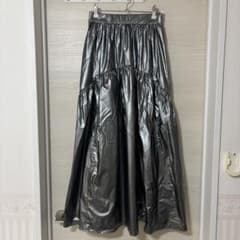 シルバー ロングスカートのサムネイル