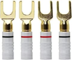 【極美品】45度Yスピーカースペードコネクタフォークターミナルのサムネイル