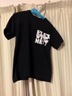 FLEX WITH ME プリントTシャツ ブラックYoko swagのサムネイル