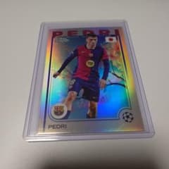 topps バルセロナ トレカ ペドリ 桜パラレル - メルカリ