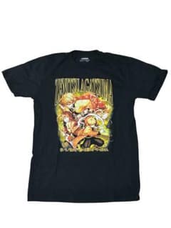 m*i様 鬼滅の刃 我妻善逸 Tシャツ ブラックのサムネイル