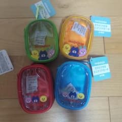 mojojojo カラビナ付きミニクリアポーチ　全4種セットのサムネイル