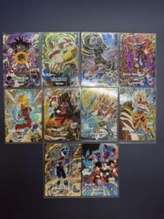 ドラゴンボールスーパーダイバーズ12弾GDR・SEC・ムービーカード10枚セットのサムネイル