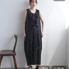 今季完売！接触冷感ドットリボンオールインワンのサムネイル