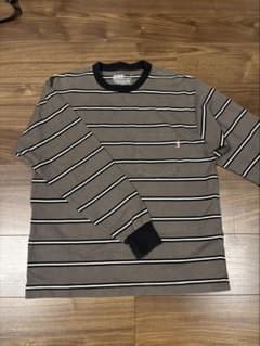 YARN FROM USA ボーダー ポケット 長袖Tシャツのサムネイル