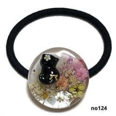 ヘアゴム レジン シェル入り ネコ 猫 no124 - メルカリ