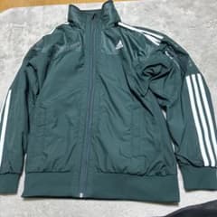 adidas ダークグリーン ジャージ - メルカリ