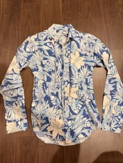 ZARA MAN ボタニカル柄 長袖シャツ スリムフィットのサムネイル