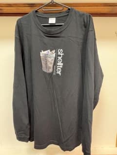 Shellter 長袖Tシャツ XL ブラック ロゴプリント ロンT ストリートのサムネイル