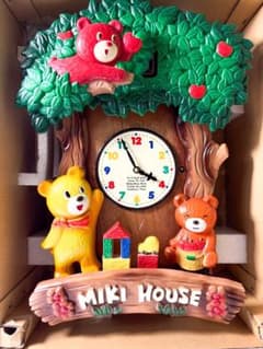 MIKIHOUSEの壁がけ時計 ウッディベアクロック 非売品ミキハウス - メルカリ