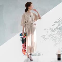 urs 【ユアーズ】キーネックロングワンピースのサムネイル