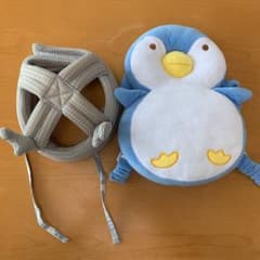 ごっつん防止リュック、ヘルメット　セット　転倒防止のサムネイル