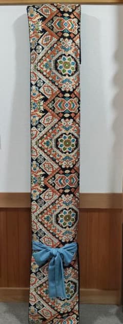 お琴カバー(13弦用)油単 ゆたん 袋帯リメイク ハンドメイド 和楽器