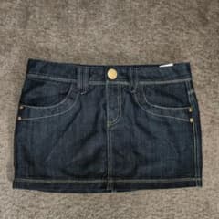 00's vintage ジップポケット デニムミニスカート アーカイブ y2k