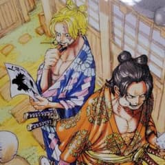 エースとサボのワノ国ver ゛夢の一枚゛フルカラーアートボード