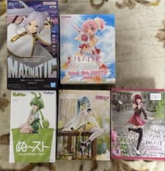 プライズ　フィギュア　5個セット