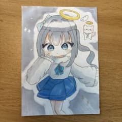 手描きイラスト 天使の女の子 オリジナルのサムネイル
