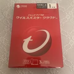 トレンドマイクロ ウイルスバスター クラウド 1年版3台まで 同時購入用のサムネイル