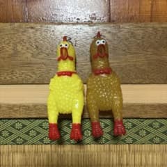 叫ぶチキン キーホルダー 2個セットのサムネイル