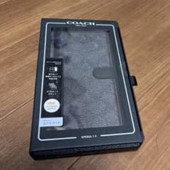 Xperia 1 II COACH（R）ブックタイプケース Blackのサムネイル
