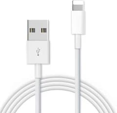 USB-A to Lightning 充電ケーブル 約1メートル ホワイトのサムネイル