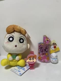 크레용 신짱 봉제인형 키링 시계 상품 세트