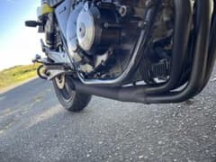 【☆送料無料☆】HONDA CB400SF用　スチール製 ブラックマフラーのサムネイル
