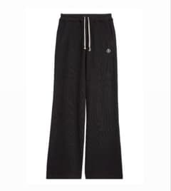 Rick owens×Moncler スウェットベラワイドロングパンツ - メルカリ