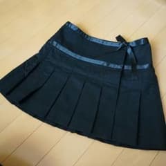 プリーツスカート♥黒のサムネイル