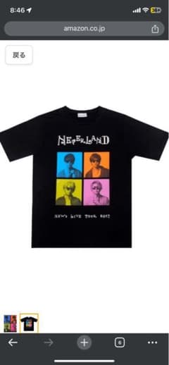 NEWS LIVE TOUR 2017 NEVERLAND  Tシャツのサムネイル