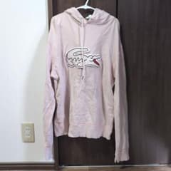 ゆ*め様 Lacoste ピンク フード付きパーカーのサムネイル