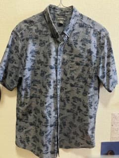 Eddie Bauer 00s フィッシング柄 Mサイズ　古着　SALEのサムネイル