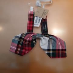 RENOWN チェック柄リボン サイズF