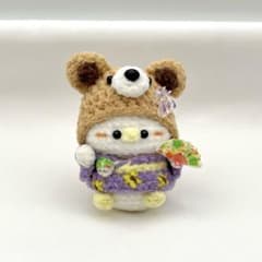 E*様 【同じデザイン再販なし】あみぐるみ　ぬいぐるみ　編み物　あひる 夏限定デザイン再販無し】あみぐるみ ぬいぐるみ 編み物 あひる - メルカリ