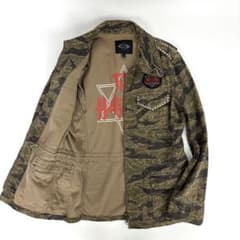 HYSTERIC GLAMOUR モッズコート ウッドストック タイガーカモ 中古・古着通販】Hysteric Glamour (ヒステリックグラマー) ナイロン