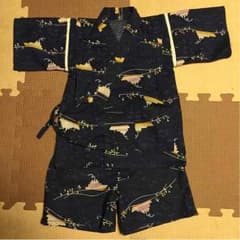 お船柄★甚平★100センチのサムネイル