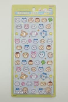 ボンボンドロップシール ミニ 치이카와 みんな ニコニコ
