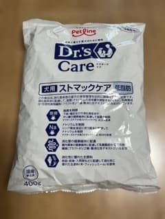 Dr's Care 犬用 ストマックケア 低脂肪 400g ＋おまけのサムネイル