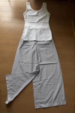 高級 CHANEL 爽やか シャネル ワイドパンツ 38 - メルカリ