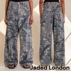 Jaded London カモフラージュ柄 ワイドデニムパンツのサムネイル