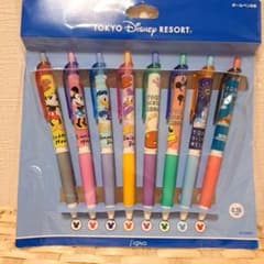 東京ディズニーリゾート ボールペン 8色セット 新品、東京ディズニーリゾート カラーボールペン 8本セット