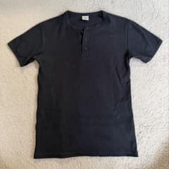 AVIREX ヘンリーネック Tシャツ ブラック Lのサムネイル