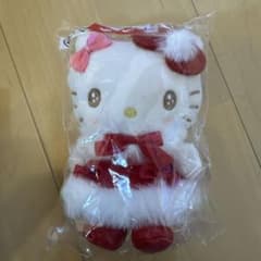 ハローキティ ぬいぐるみ リボン付き　ファミリーマート　くじ　景品のサムネイル