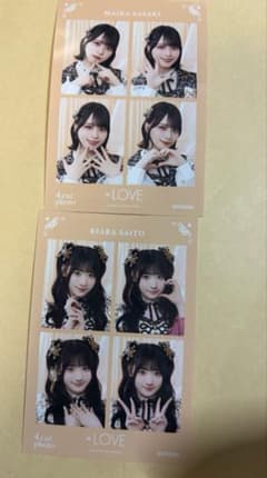 LOVE イコラブ 4カットフォトカード vol.3 齋藤樹愛羅 佐々木舞香