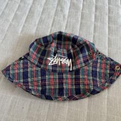 80年代 OLD STUSSYオールドステューシー チェック柄 バケットハット 80年代 OLD STUSSYオールドステューシー チェック柄 バケットハット